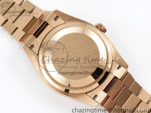 Day 1:1 Tiffany RAF Stone Edition on Best RG Blue RG Date A2836 Dial Bracelet Roman 36 0523
